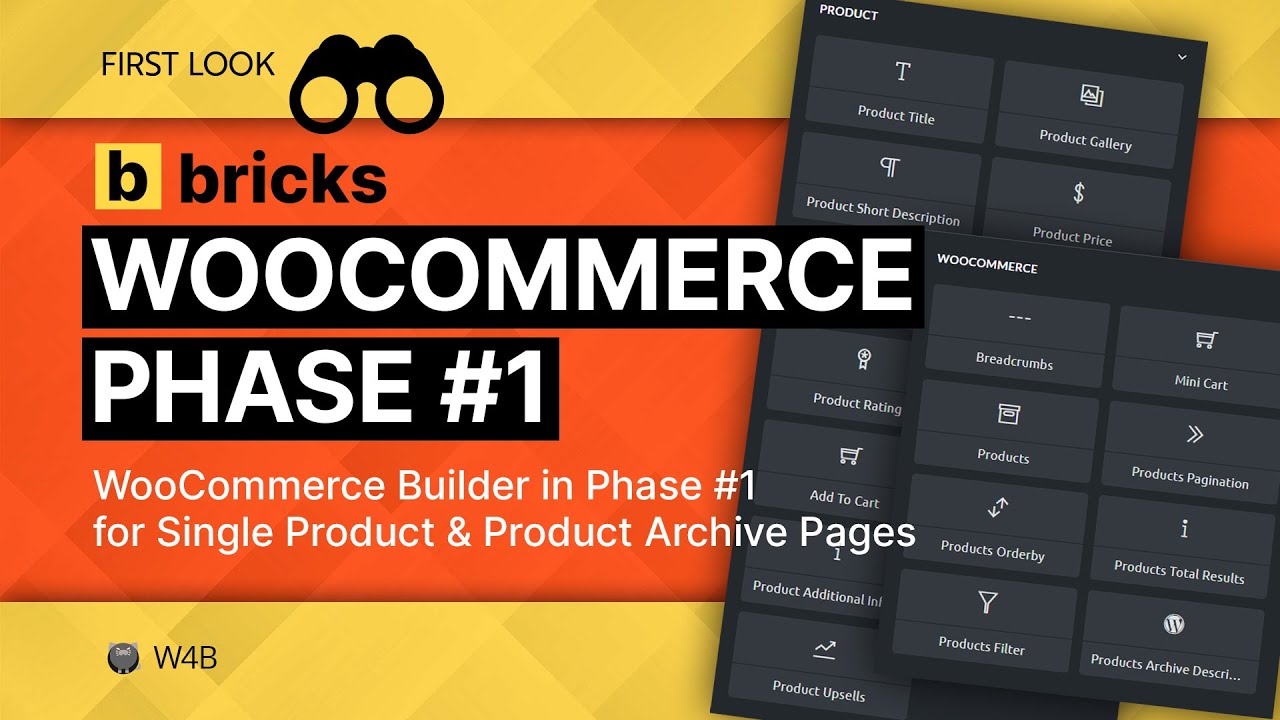 Bricks v1.3 WooCommerce Builder Phase 1 | First Look: Single & Shop Templates