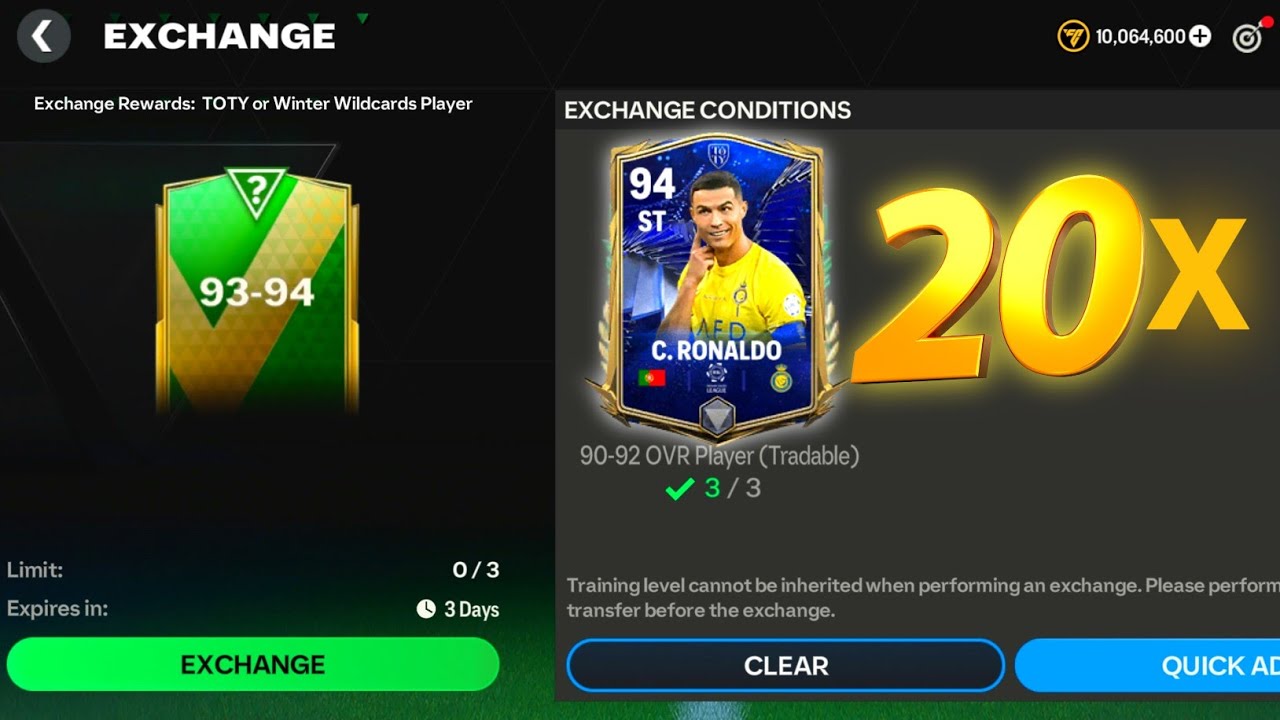 20x 93/94 Rated TOTY Pack Opening In FC Mobile 24