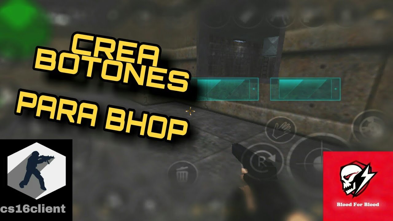 como hacer bhop en cs 1.6 android / cs16client