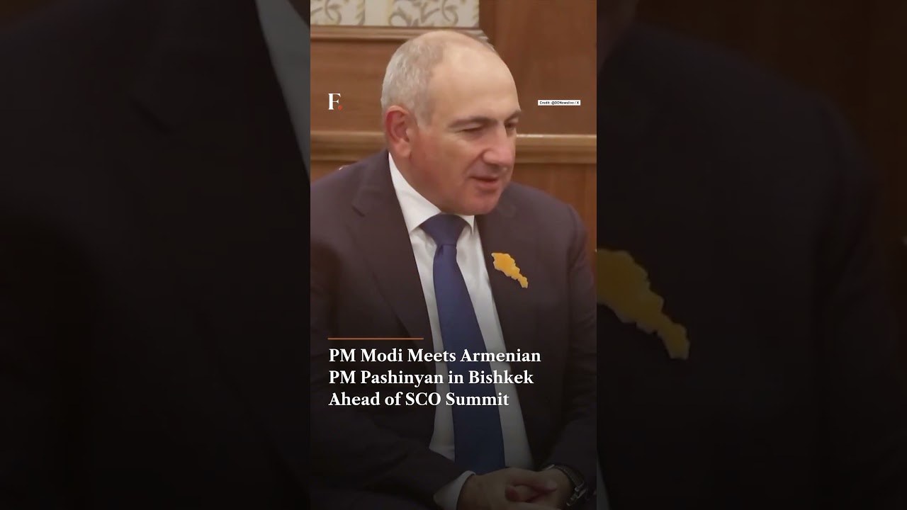 PM Modi Meets Armenian PM Nikol Pashinyan in Bishkek Ahead of SCO Summit | N18G