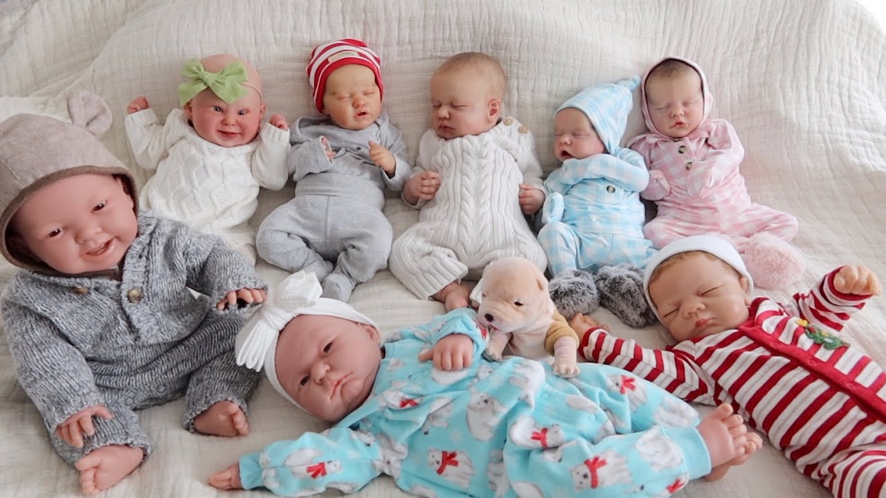 Changing ALL 8 Of My Dolls! Reborns, Ashton Drake, Berenguer Dolls.
