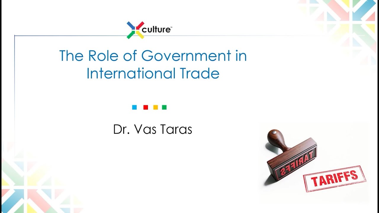 The Role of Government in International Trade