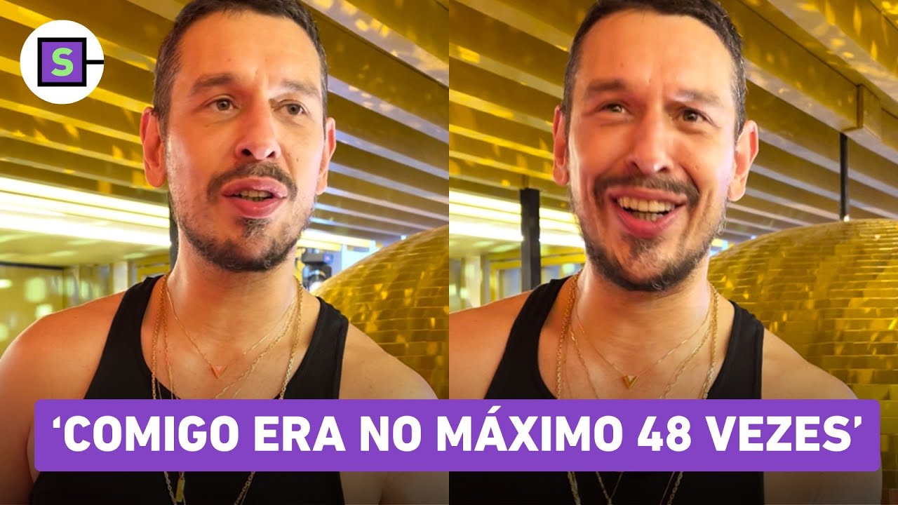 João Vicente de Castro brinca após Sabrina Sato ter falado que transava 50 vezes por semana