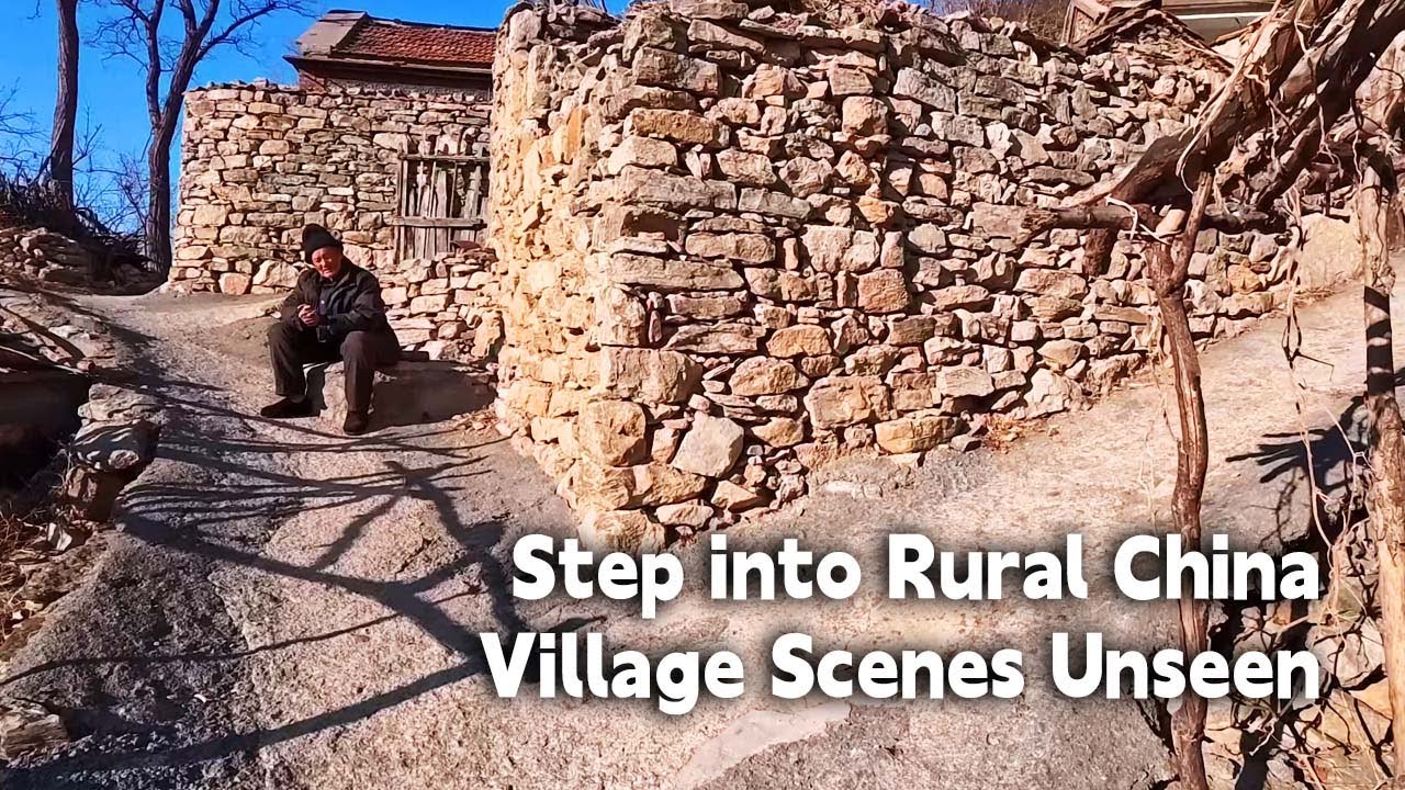 A Rare Look at Rural China | Walking Through Quiet Villages | [4/333] [Zibo]