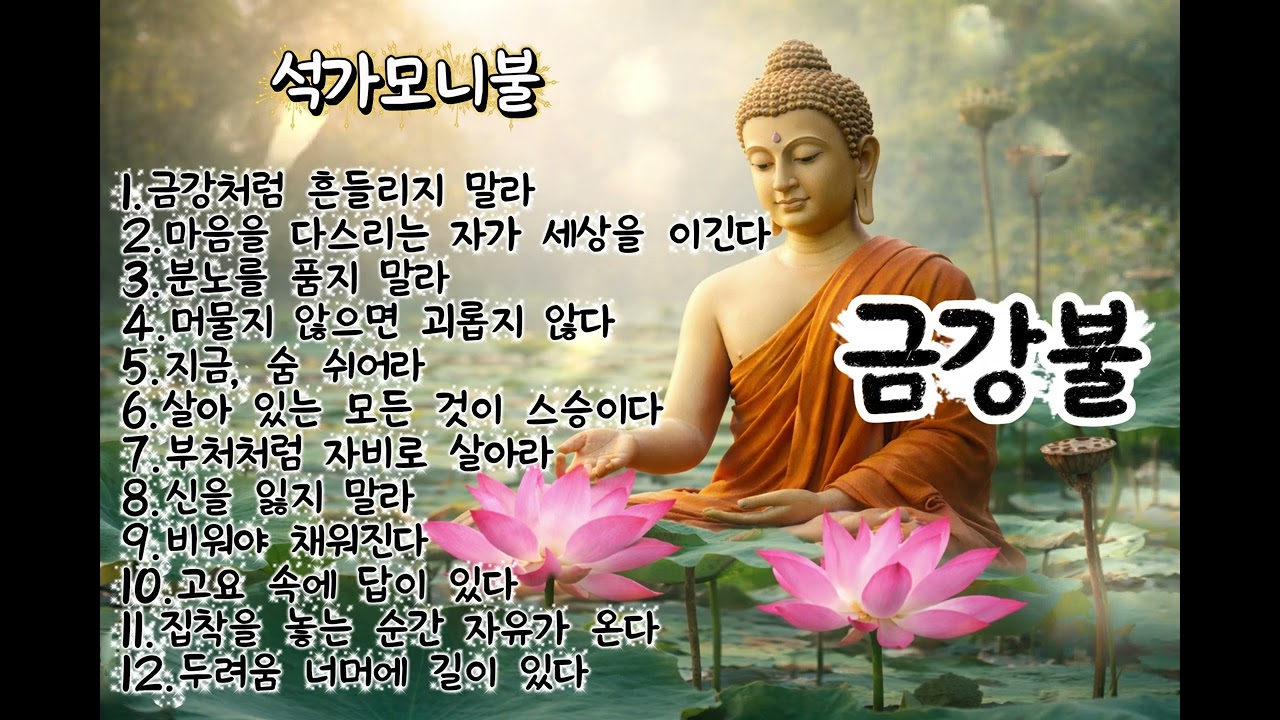 들으면 잠이 스르르 금강불