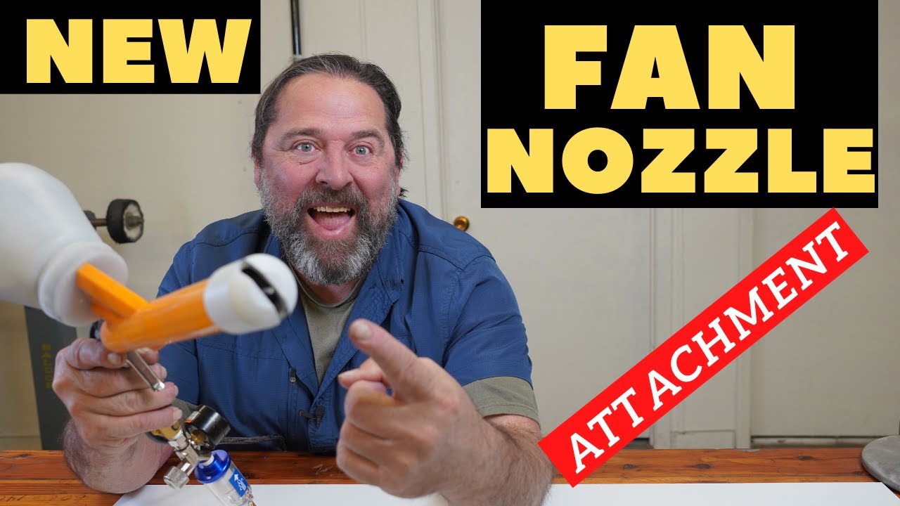 FAN NOZZLE attachment for EASTWOOD and HARBOR FREIGHT powder coating systems