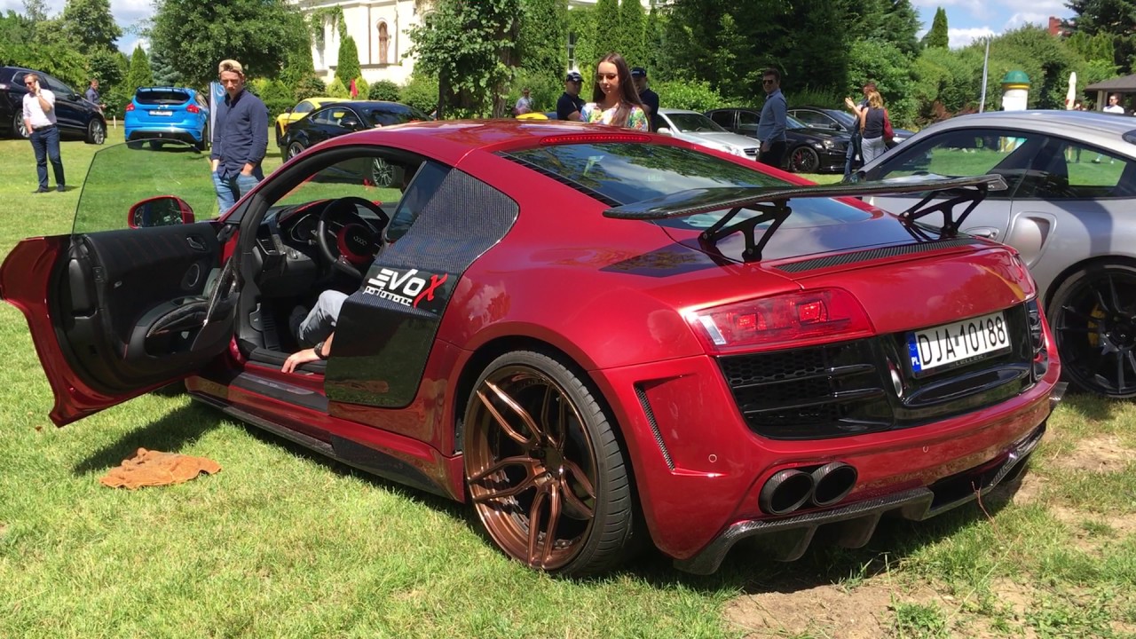 Audi R8 Prior Design - Exhaust Sound & Revs!