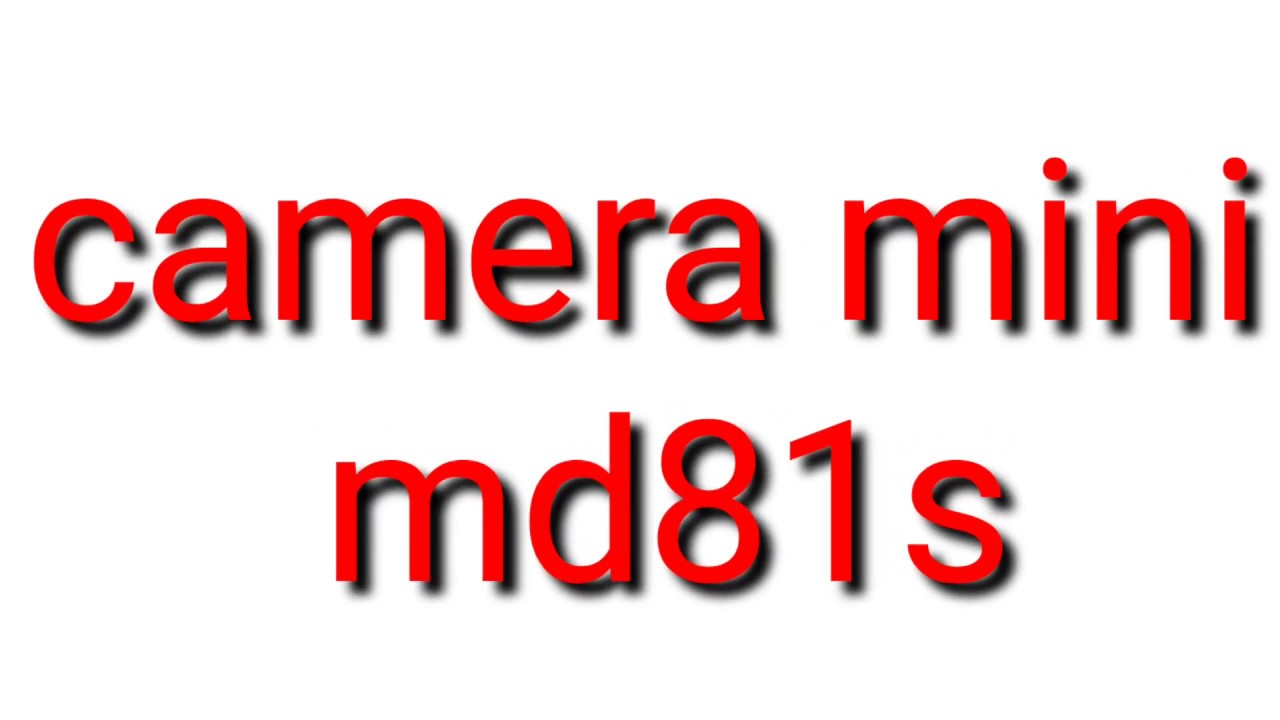 Cara mengaktifkan Camera mini MD81s wifi ke hp android