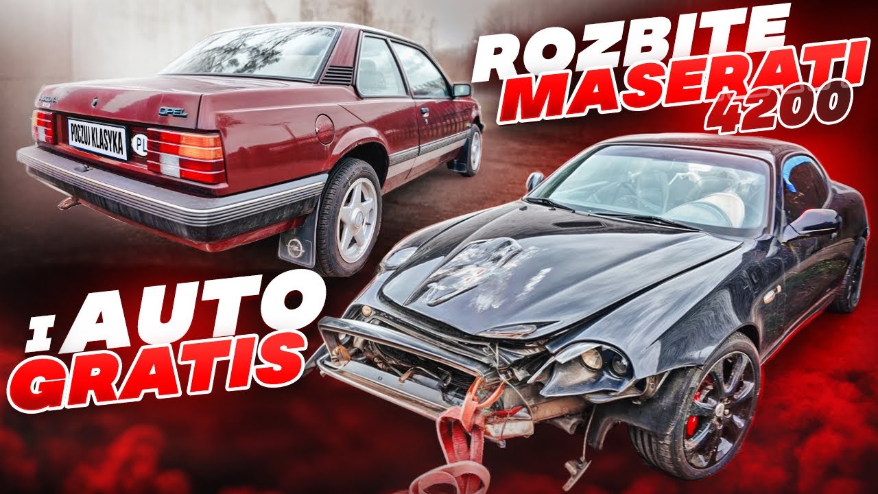 Dostaliśmy w prezencie auto do muzeum! Rozbite Maserati 4200 😬