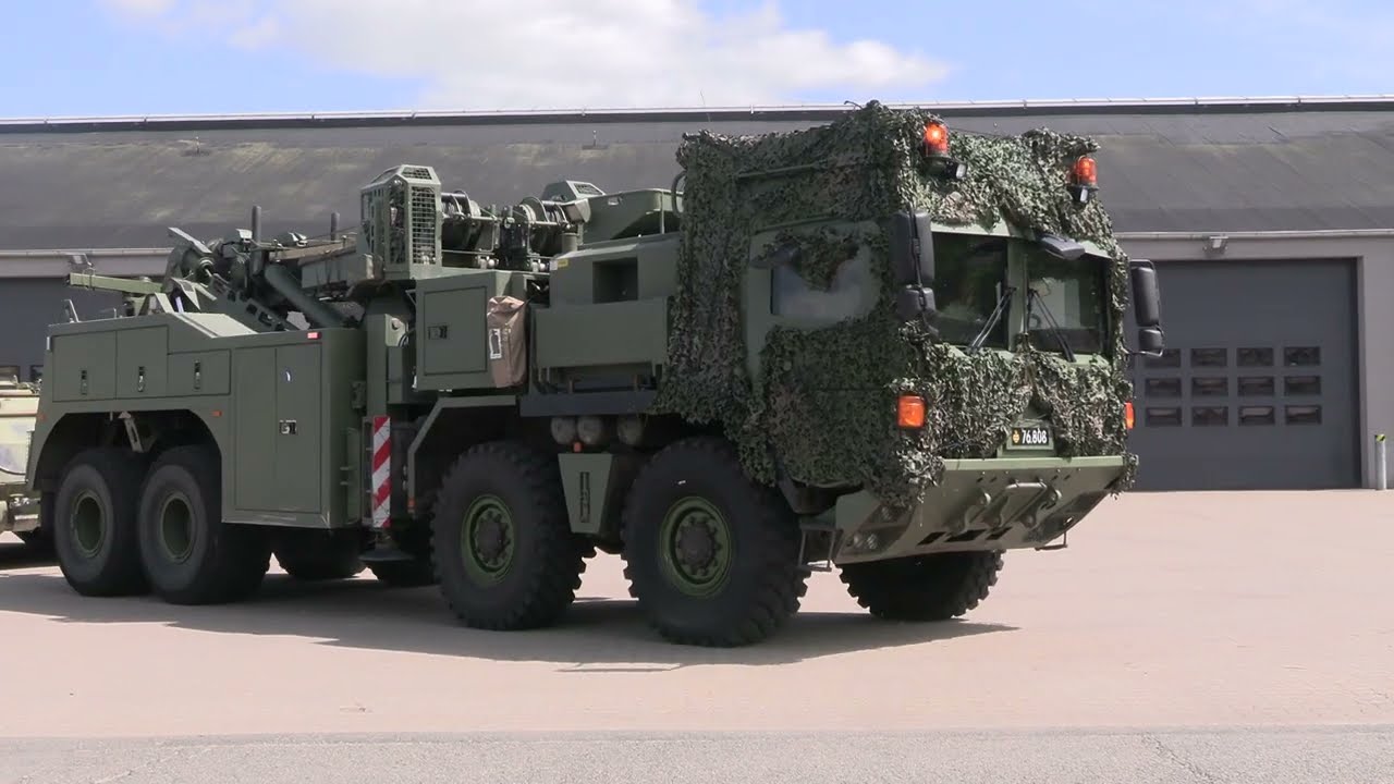 MAN SX 8x8 &ldquo;Miller&rdquo; Recovery Vehicle - 38 ton recovery Beast - Danish Army