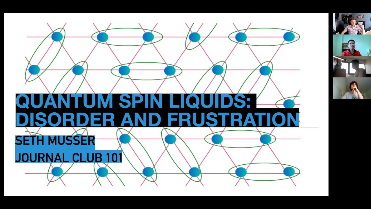 Quantum Spin Liquids (Talk at MIT's Journal Club 101)