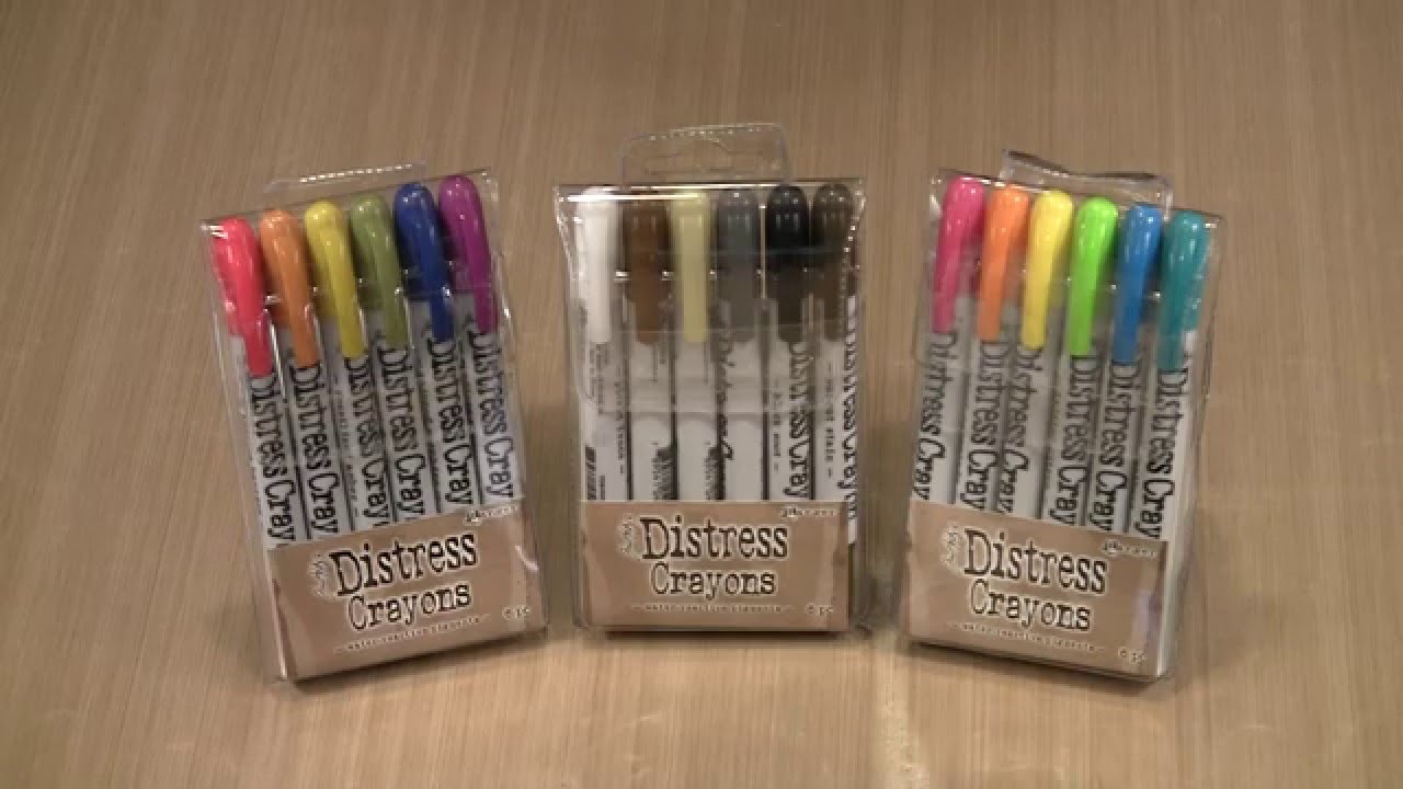 Techniques With Tim Holtz's Distress Crayons by Joggles.com