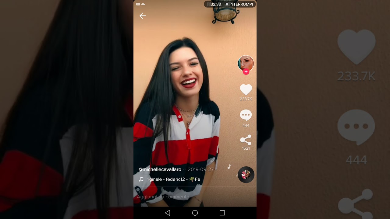 Michelle Cavallaro tik tok