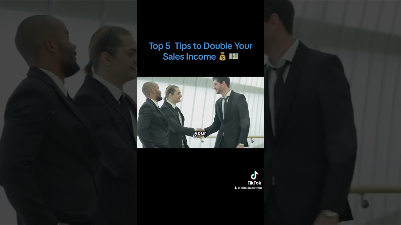 Top 5 Tips to Double Your Sales Income 💰 💵