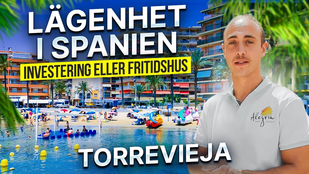 Torrevieja &ndash; L&auml;genhet med 1 sovrum n&auml;ra havet | Investering och semesterbostad i Spanien