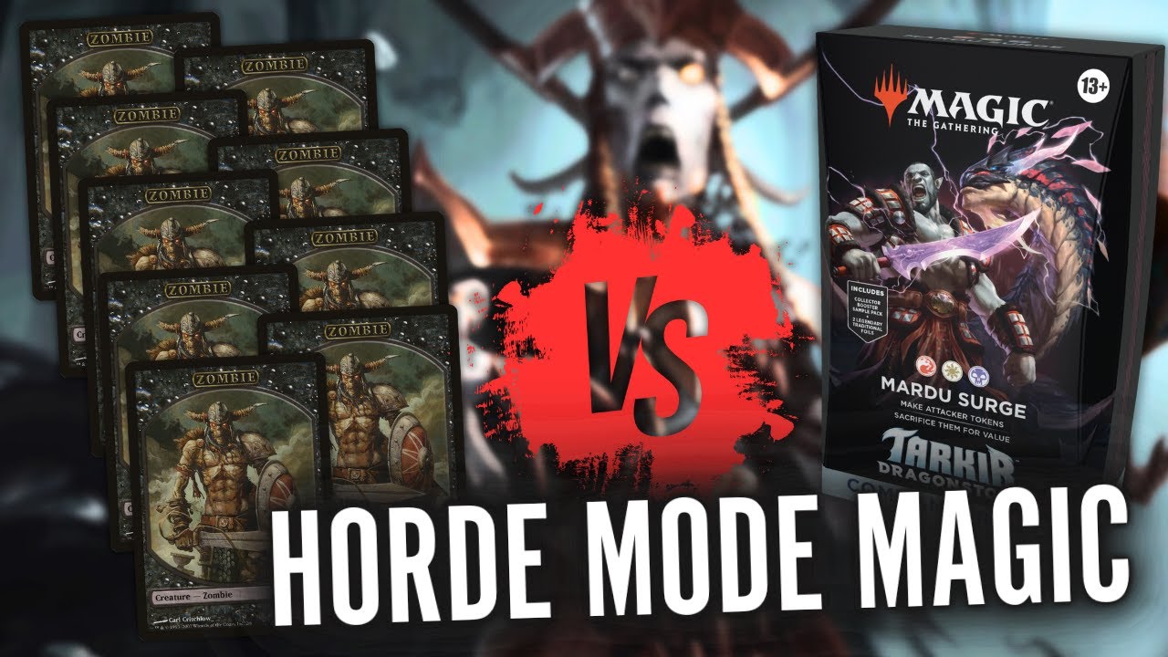 Can The MARDU SURGE Precon SURVIVE A ZOMBIE HORDE?? | Zurgo, the Stormrender