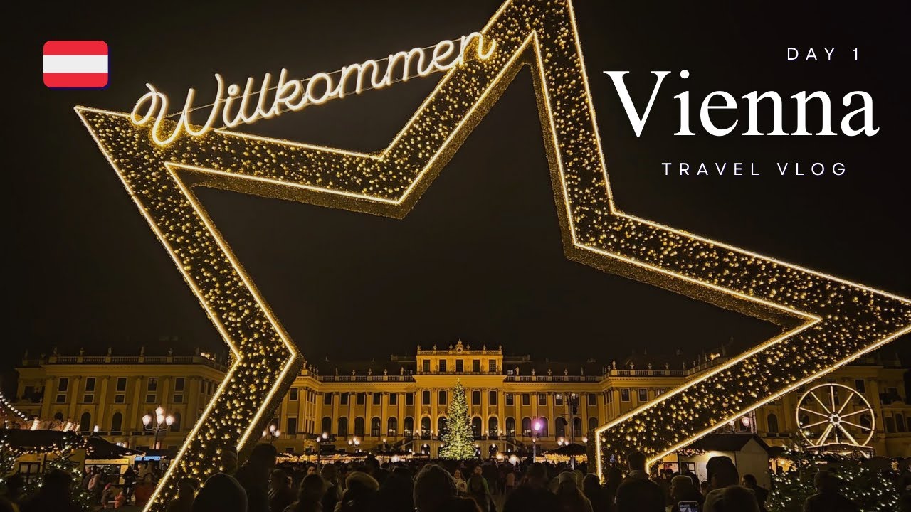 [ウィーン旅行vlog🇦🇹] Day 1 シェーンブルン宮殿とクリスマスマーケット | Vienna Travel Vlog 🇦🇹