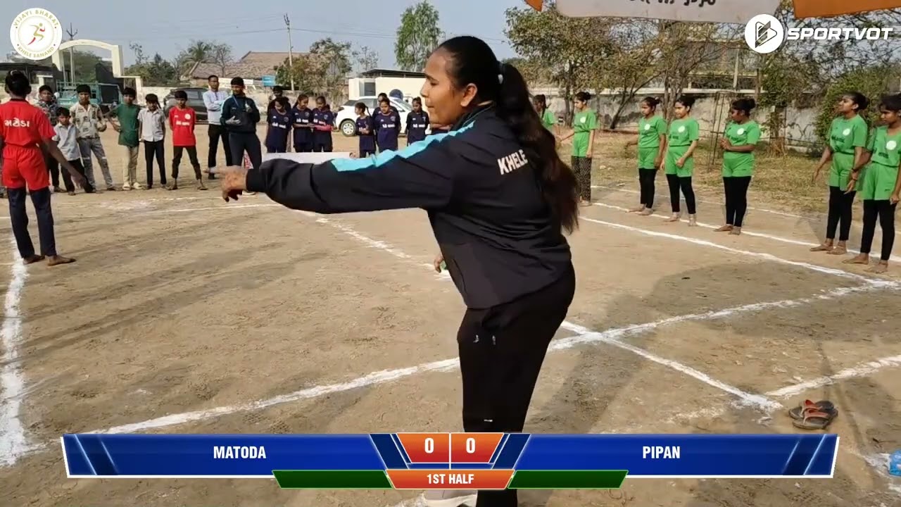 Kabaddi Girls at Matoda | 17 February | Khele Sanand Sports League  S3