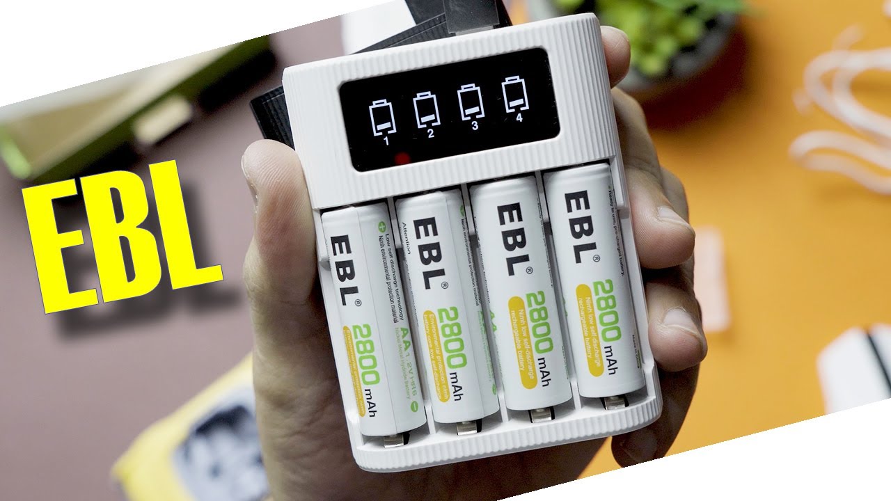 ⚡️Pack EBL: Chargeur et Piles rechargeables exceptionnels pour même pas 20€ ⚡️