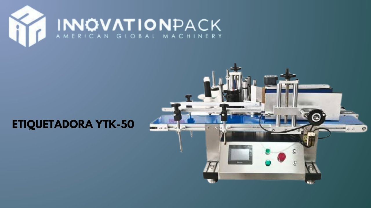 Etiquetadora Automática De Mesa Para Envase Redondo YTK50