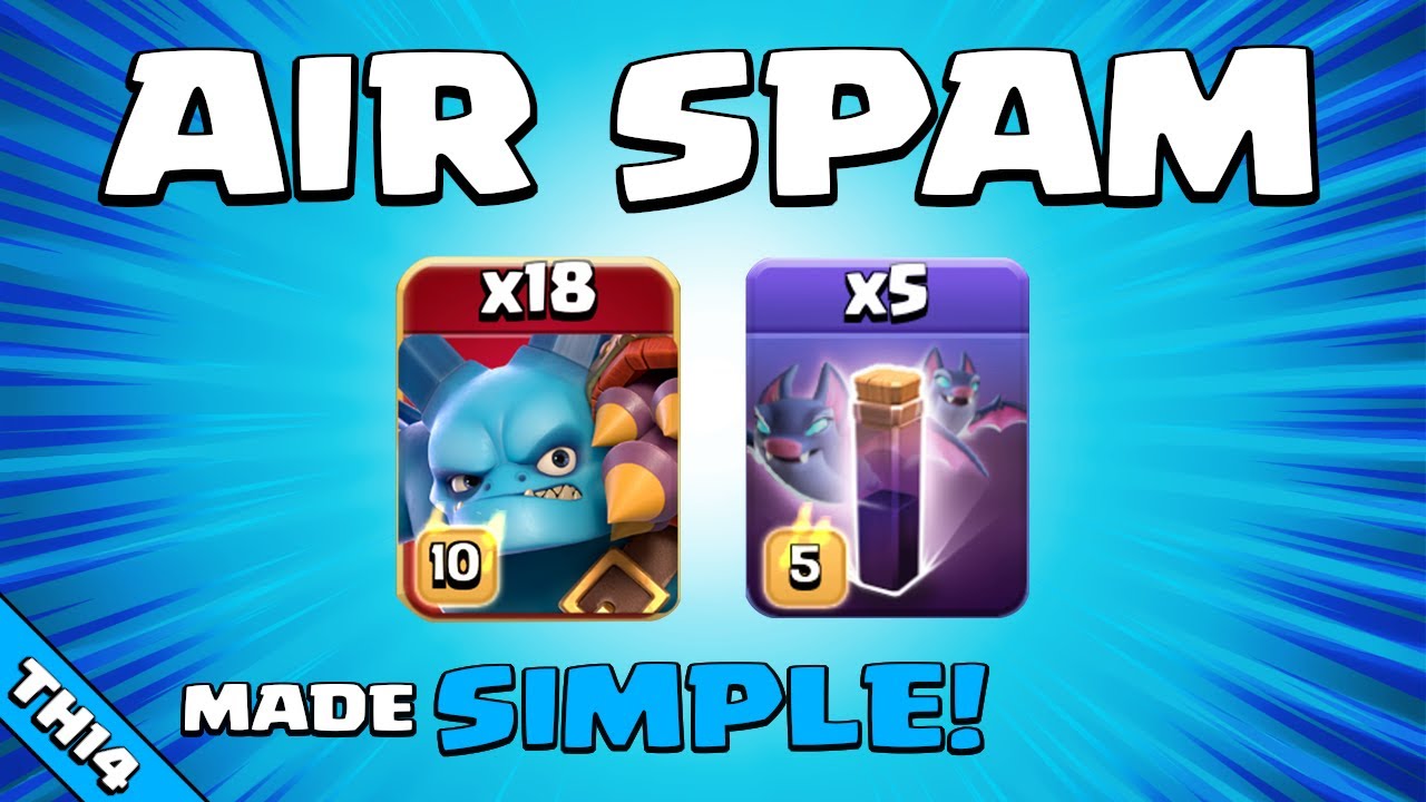 EASIEST AIR ATTACK I’VE EVER USED!!! TH14 Attack Strategy | Clash of Clans