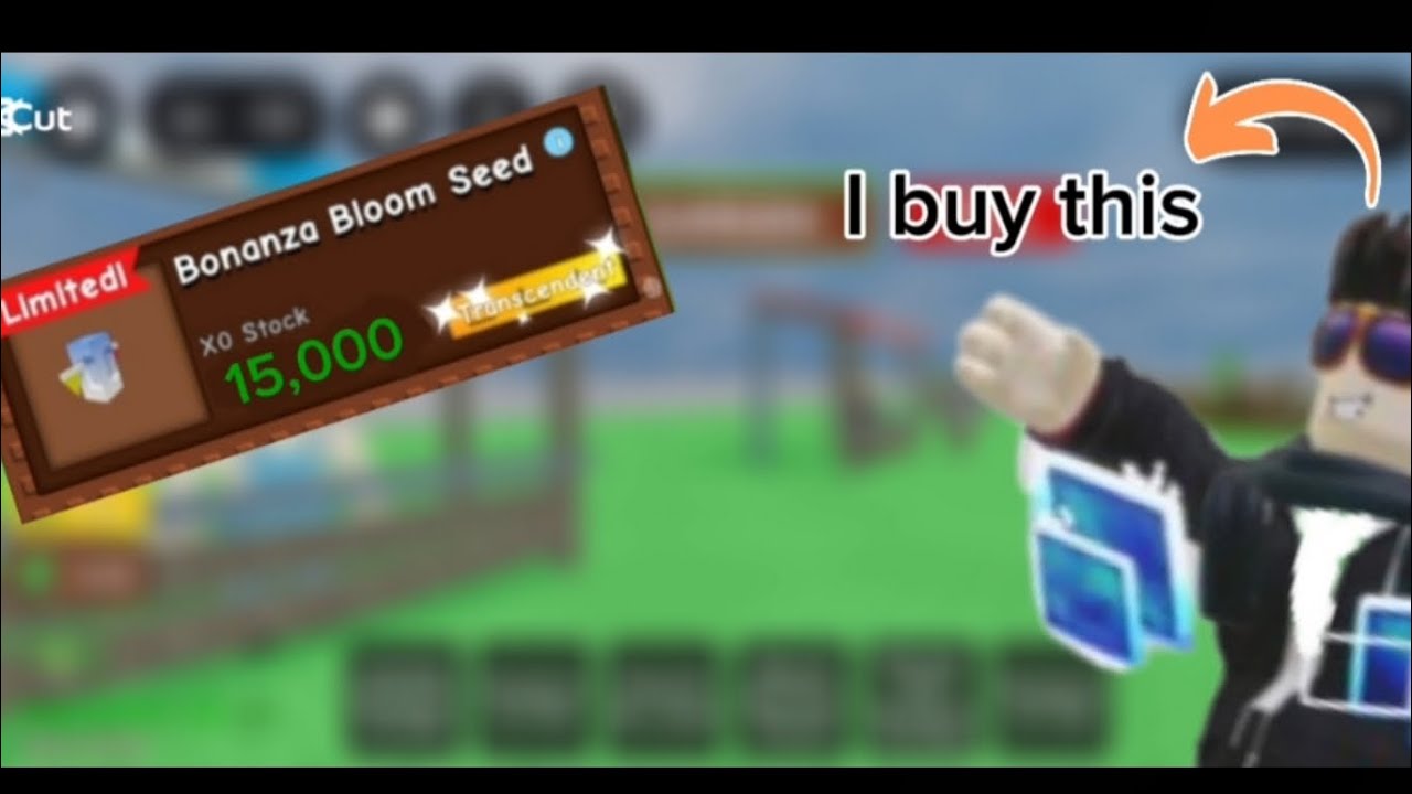 I play in new roblox game: yes is grow a garden 🥳