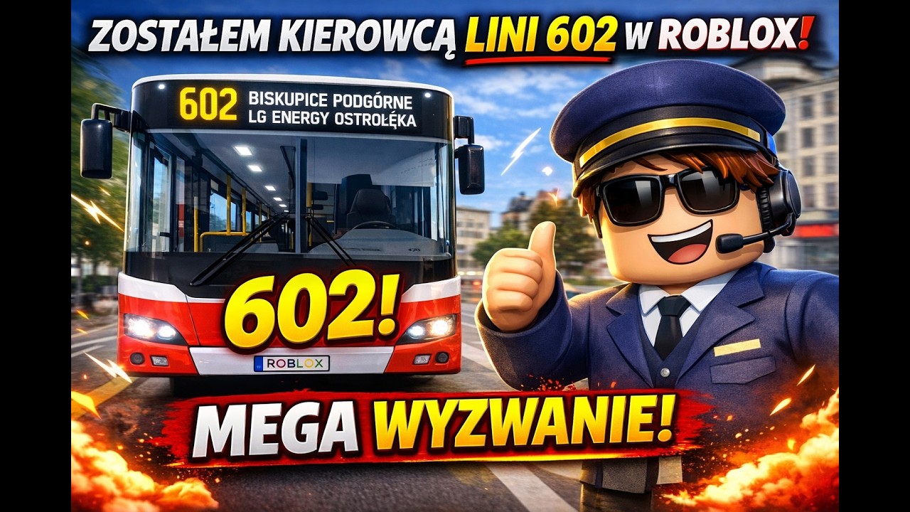 LINIA 602 to CZYSTE SZALEŃSTWO! 😳 Zostałem kierowcą w Roblox!