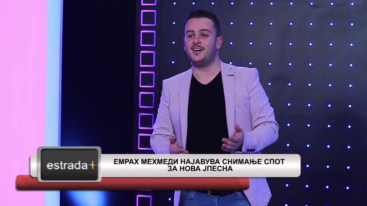 Estradaplus 26 12 2018   Emreh Mehmedi najavuva snimanje spot za nova pesna