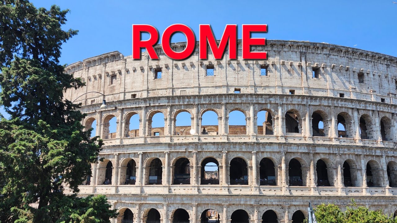 The amazing city of Italy, Rome 🇮🇹 #7wonders #italy #rome #colloseum #trevifountain #viralshortsfeed