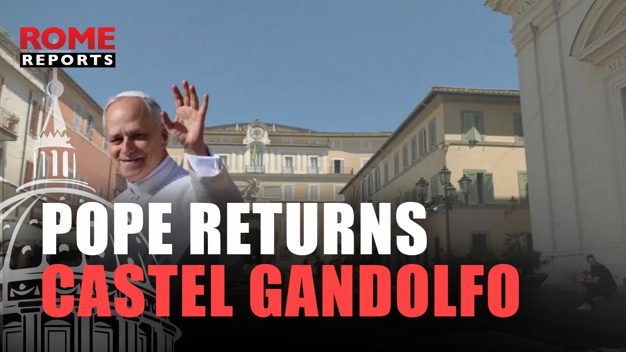 CASTEL GANDOLFO: The city's REACTION to the return of the Pope