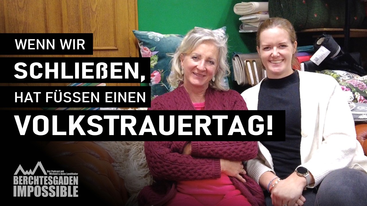 Nach dem Krieg wurde hier schon genäht! - Eva Holzmann Nähgalerie Füssen // BERCHTESGADEN IMPOSSIBLE