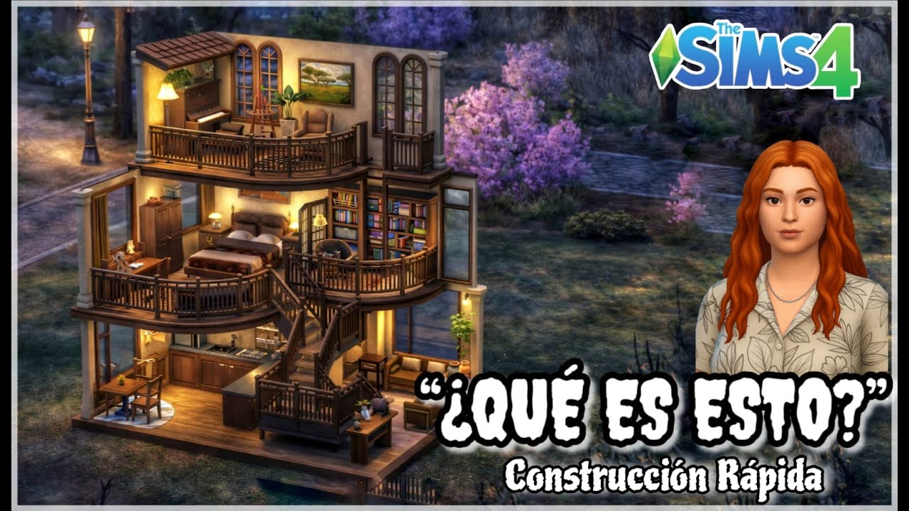 Haciendo Casa en el Bosque |  Construcción Rápida _ The Sims 4