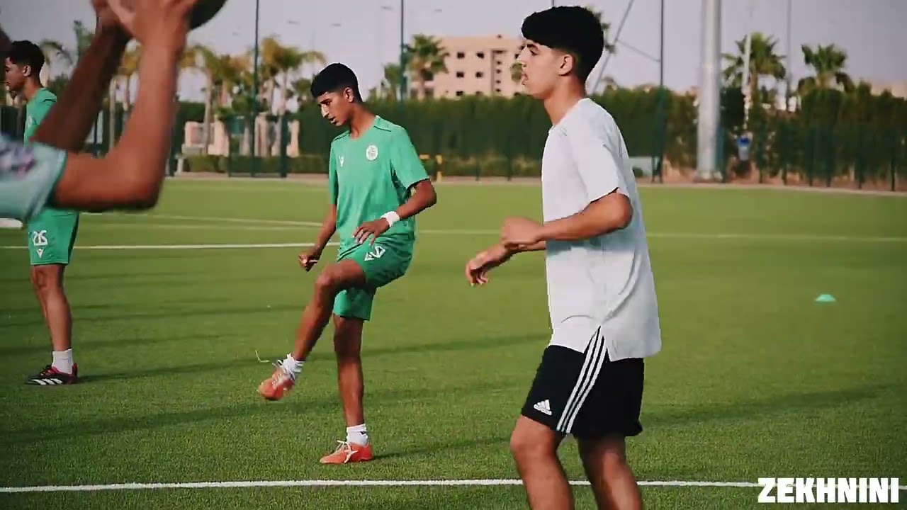 MCO U16.  Séance entrainement. Abdelghani Zekhnini