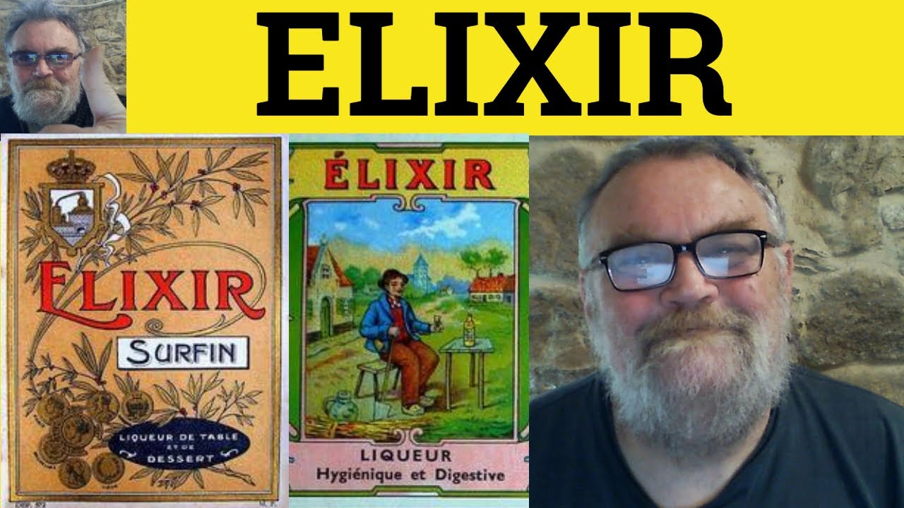 🔵 Elixir Meaning - Elixir Examples - Define Elixir - Arabic in English - Elixir
