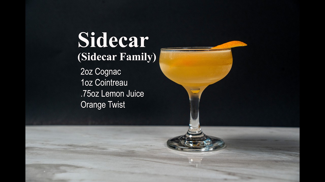How The Sidecar Cocktail Formula Works (Cocktail Families #4)