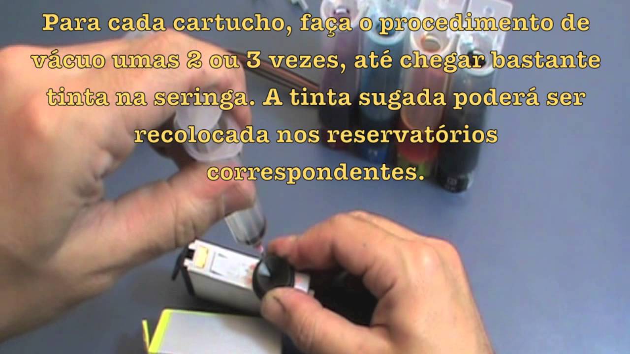 HP Deskjet Advantage 5525 - Bulk Ink Instalação