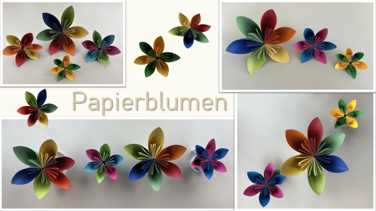 Origami Papierblume