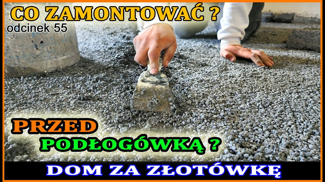 Instalacje przed ogrzewaniem podłogowym! Co trzeba położyć? 🔧🔥 – ODCINEK 55
