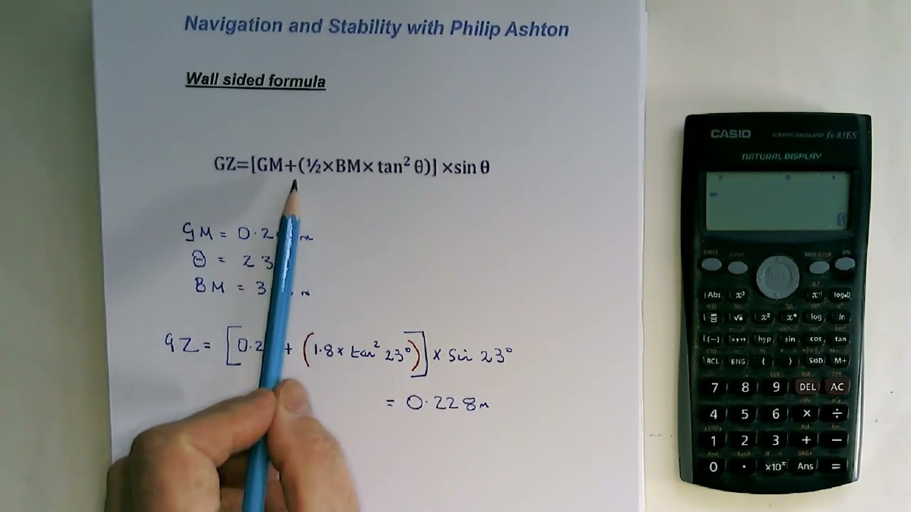 Using the Wall sided formula