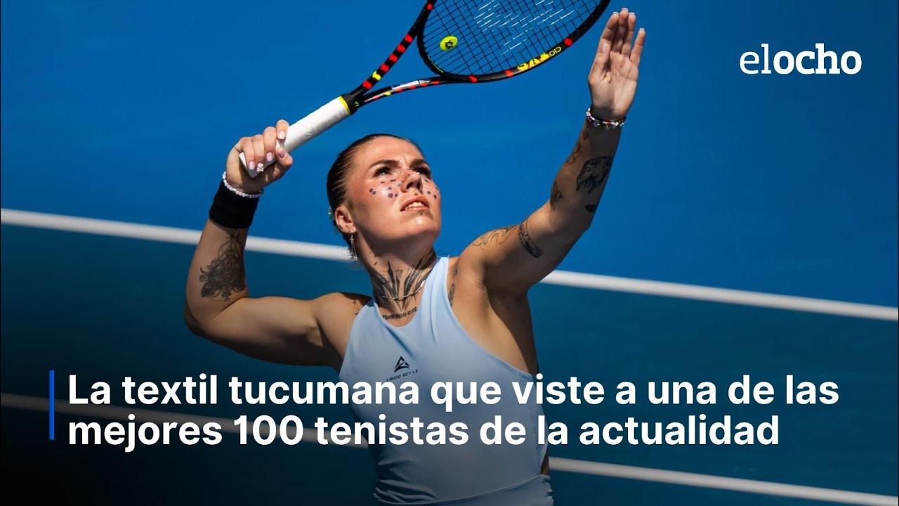 LA TEXTIL TUCUMANA QUE VISTE A UNA DE LAS MEJORES 100 TENISTAS DE LA ACTUALIDAD