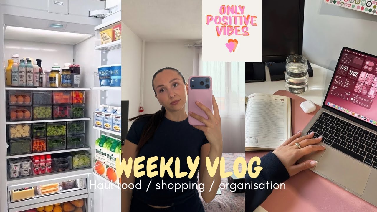 WEEKLY VLOG : TOUS CE QUE J’AIME FAIRE EN REPOS (shopping, cuisine, pilate)