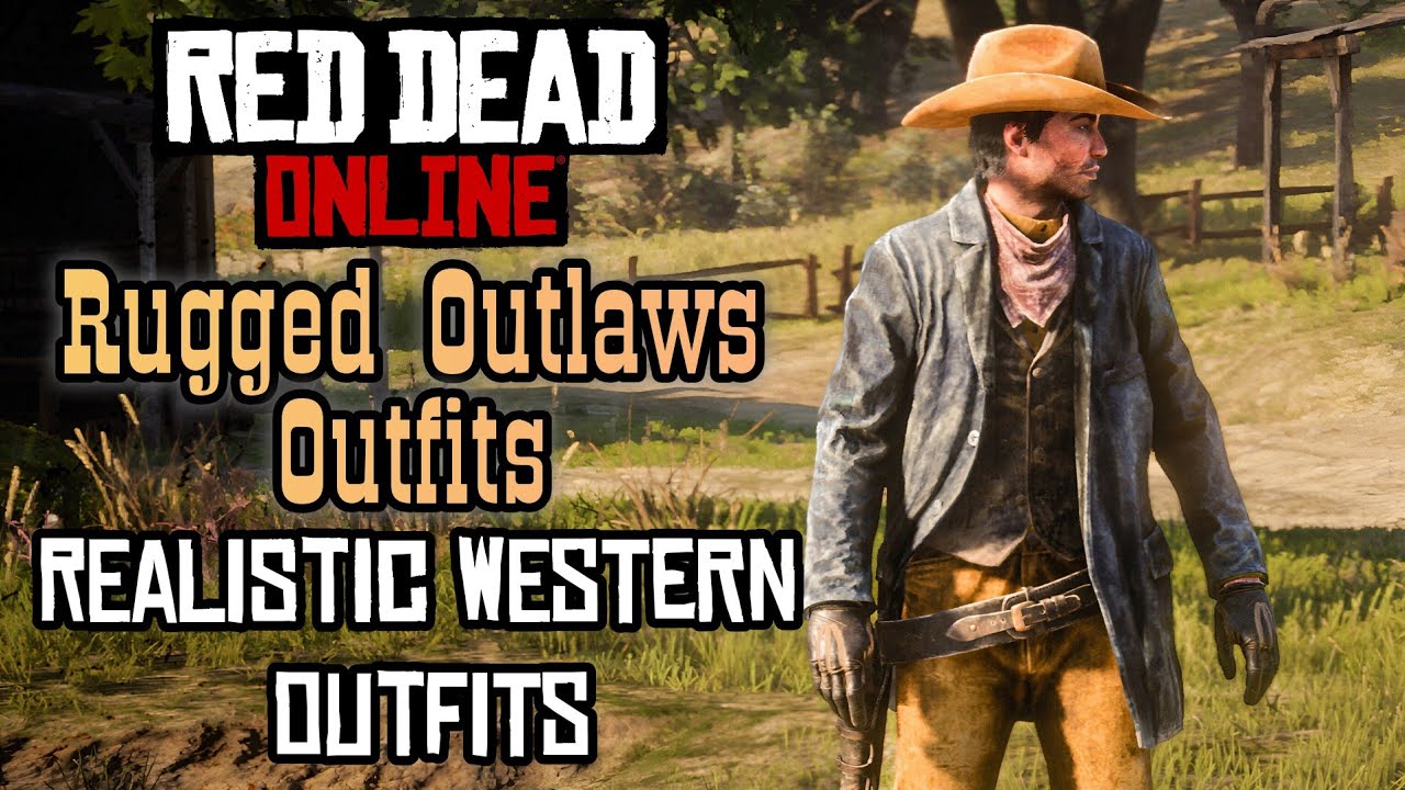 Red Dead Online Rugged Outlaws Outfits [ Realistic Western Outfits #8 ]
