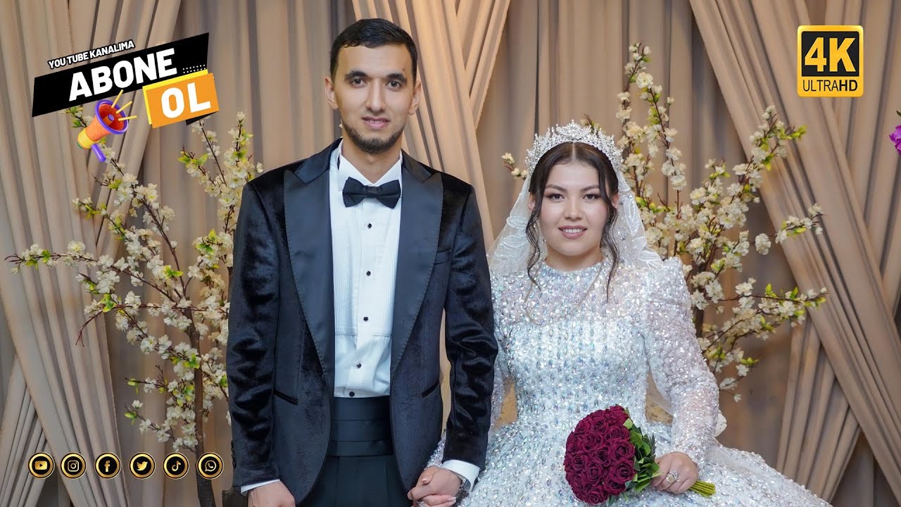 Hudaybergen & Dinara Nikoh Toy UHD 4K YAvideoFilm's production Istanbul Berdiyev
