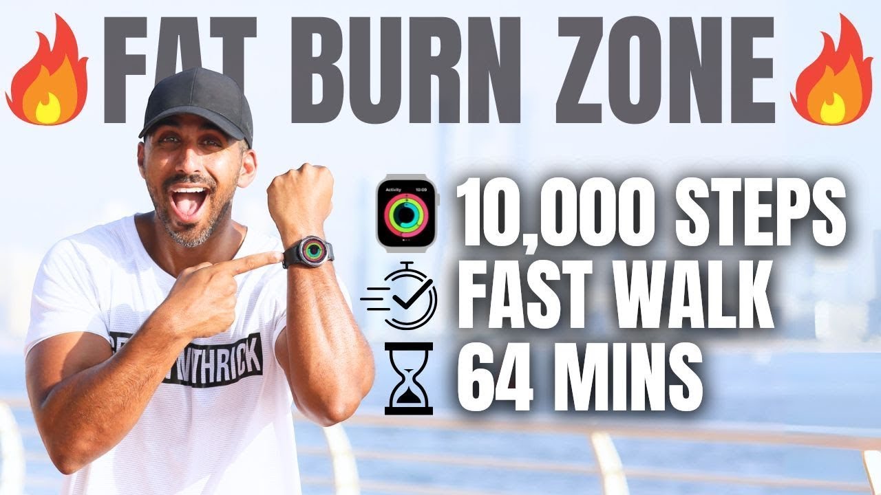 10000 steps SPEED Walking Workout | 10K steps challenge