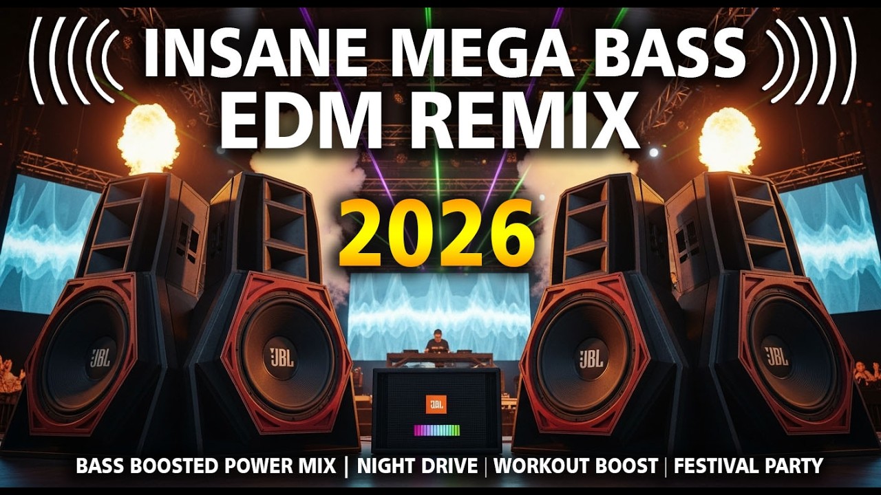 INSANE MEGA BASS EDM 🔊🔥 BASS BOOSTED POWER MIX | NIGHT DRIVE 🚗 WORKOUT BOOST 💪 FESTIVAL PARTY 🎉