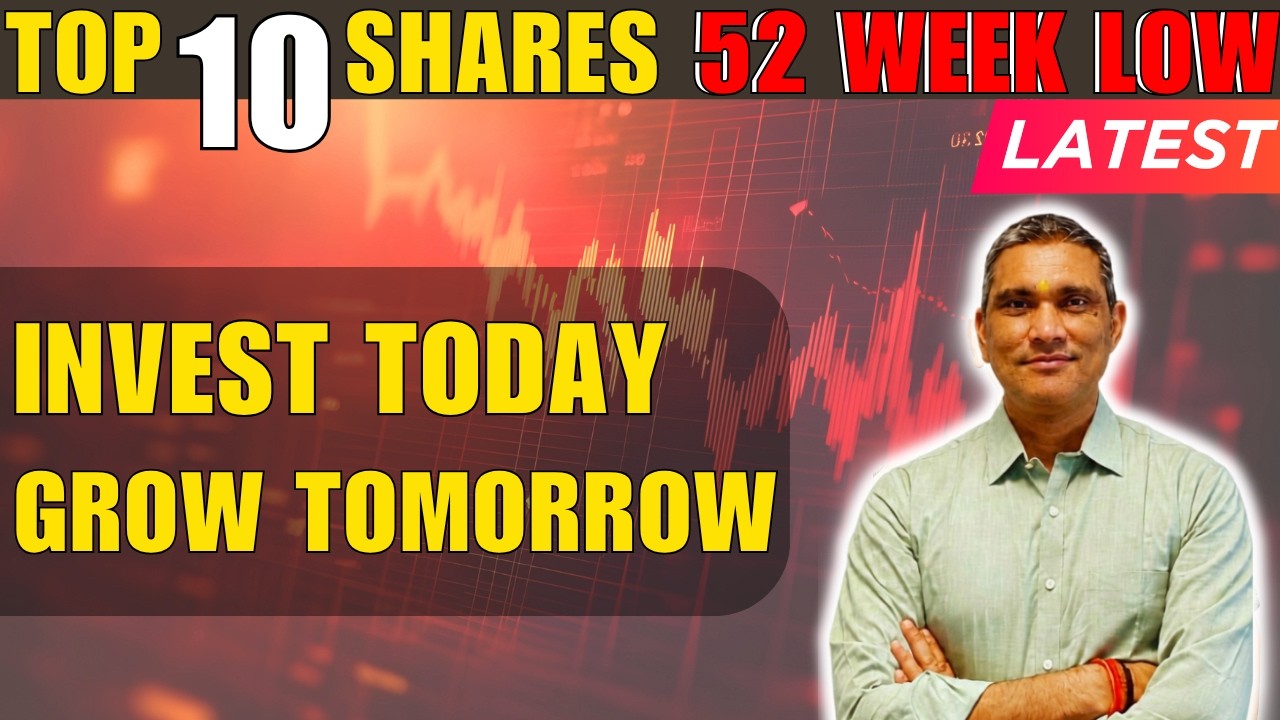 Top 10 Stocks at 52-Week Low | Buy Today, Grow Tomorrow?