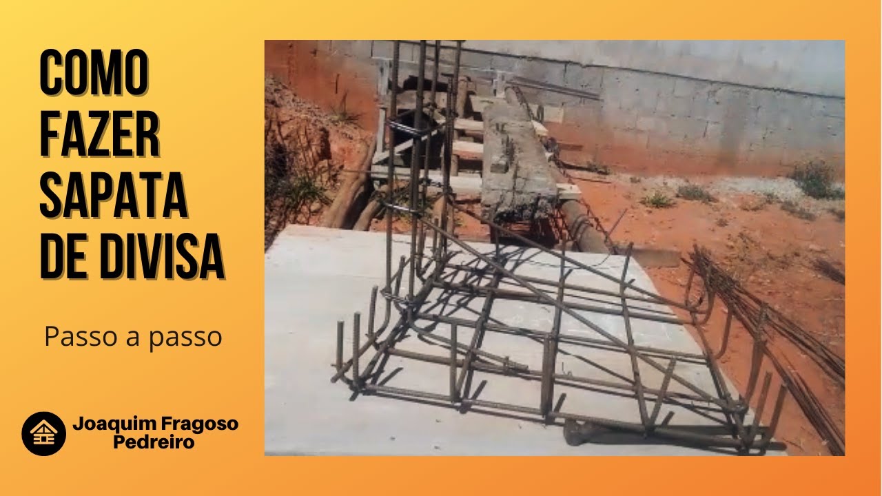 Como fazer uma sapata de divisa fácil e segura!