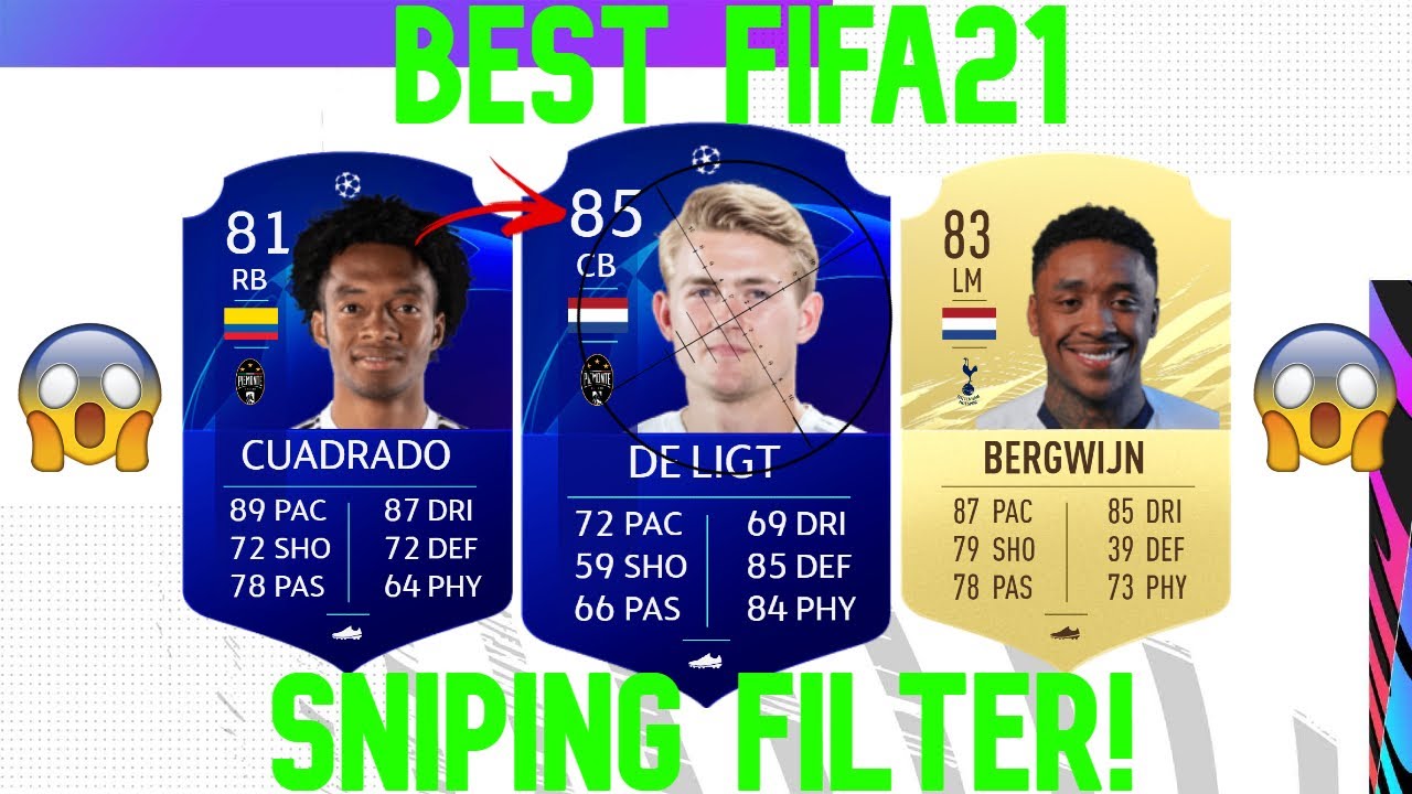 BEST SNIPING FILTERS *MAKE 100K QUICKLY* (FIFA 21 BEST SNIPING FILTERS TO MAKE COINS) - #FIFA21