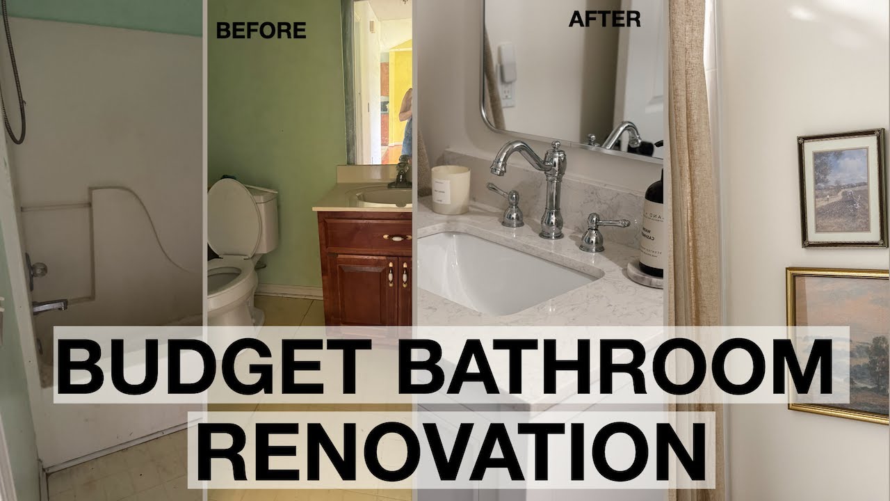 ВЕСЬ РЕМОНТ ВАННОЙ КОМНАТЫ ОТ НАЧАЛА ДО КОНЦА!