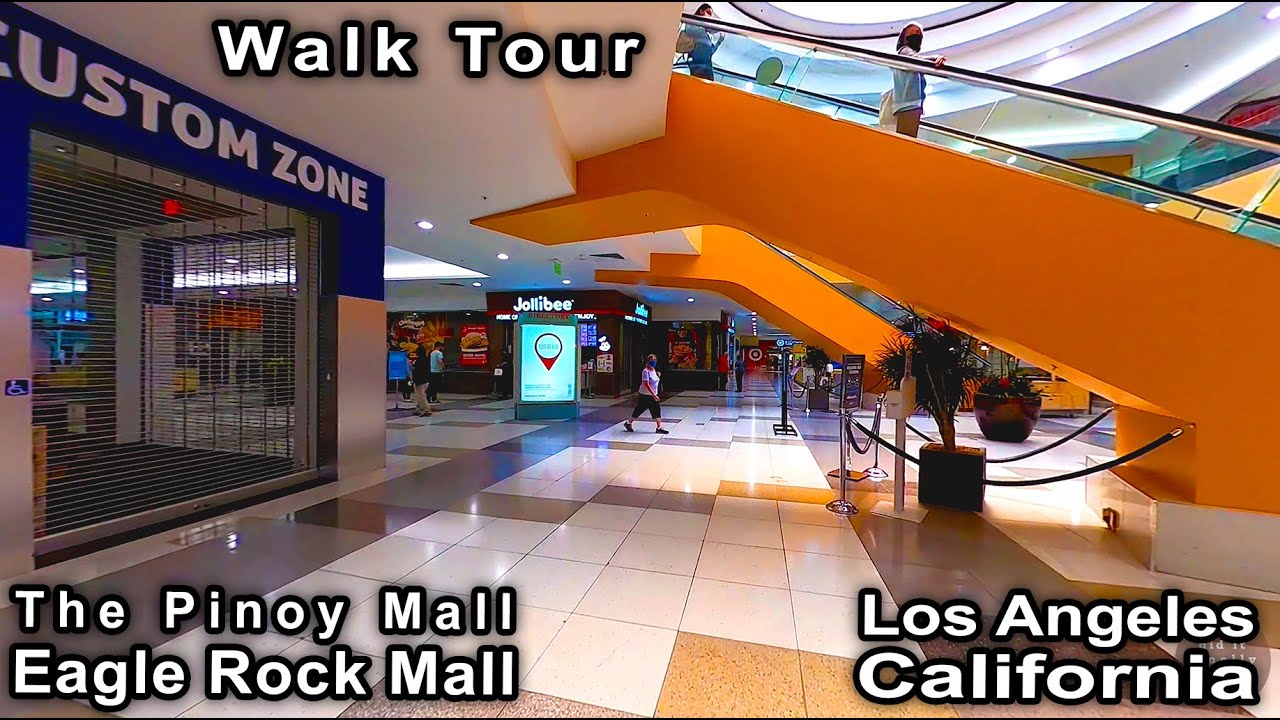 The Famous Filipino Pinoy mall in Los Angeles, CA - Eagle Rock Mall in LA - 4K Virtual Walk Tour